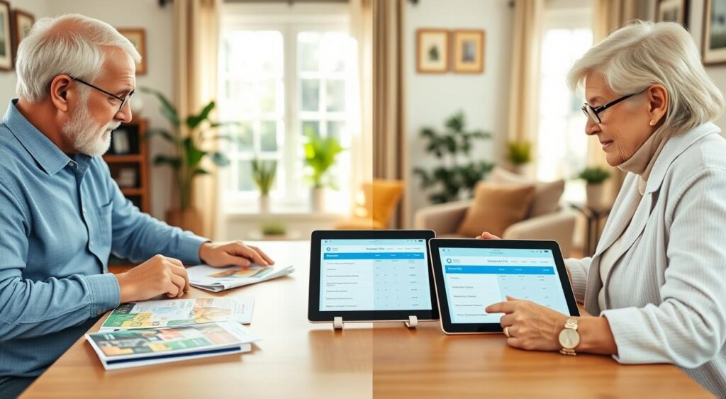 comparação planos terceira idade